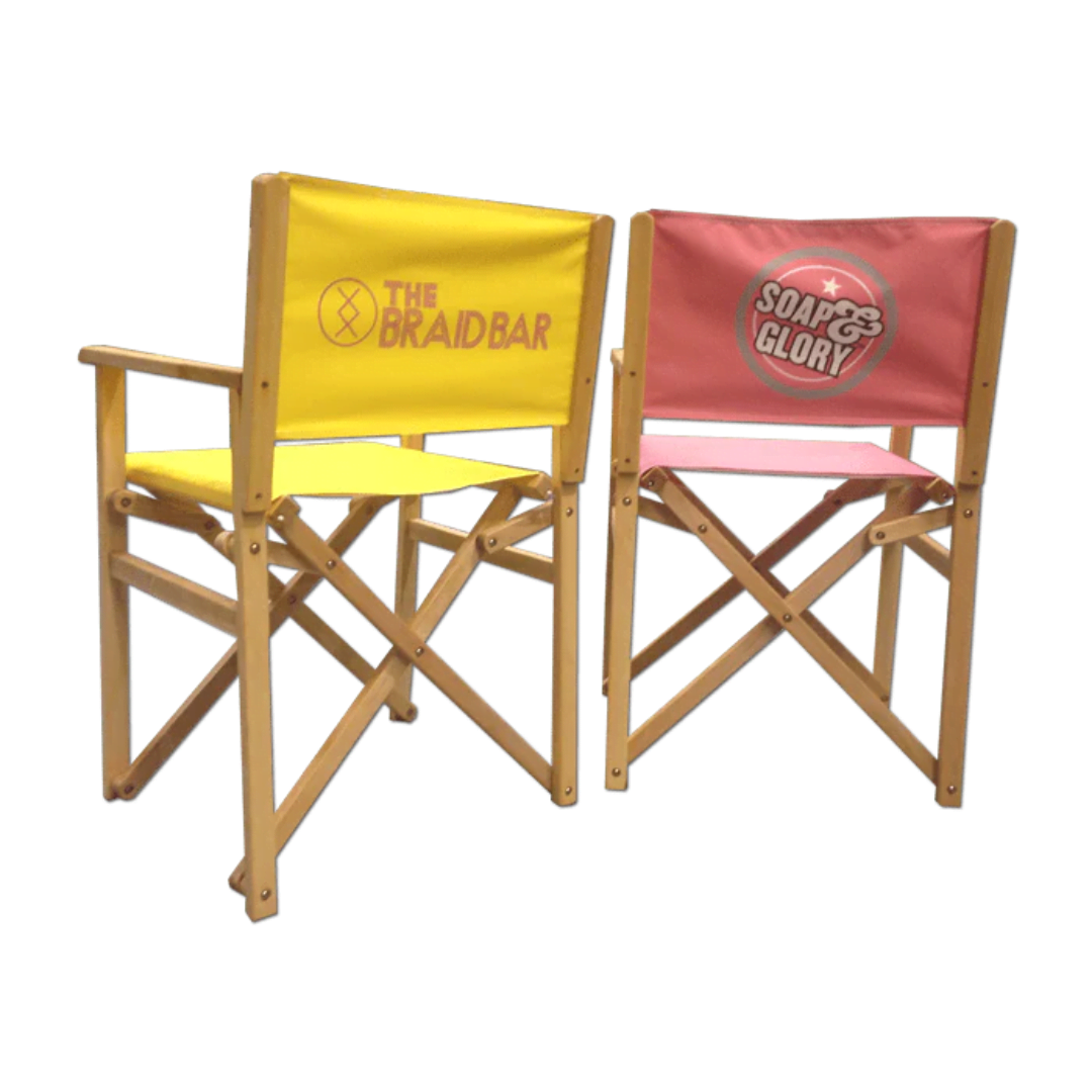 Personalised directors chair