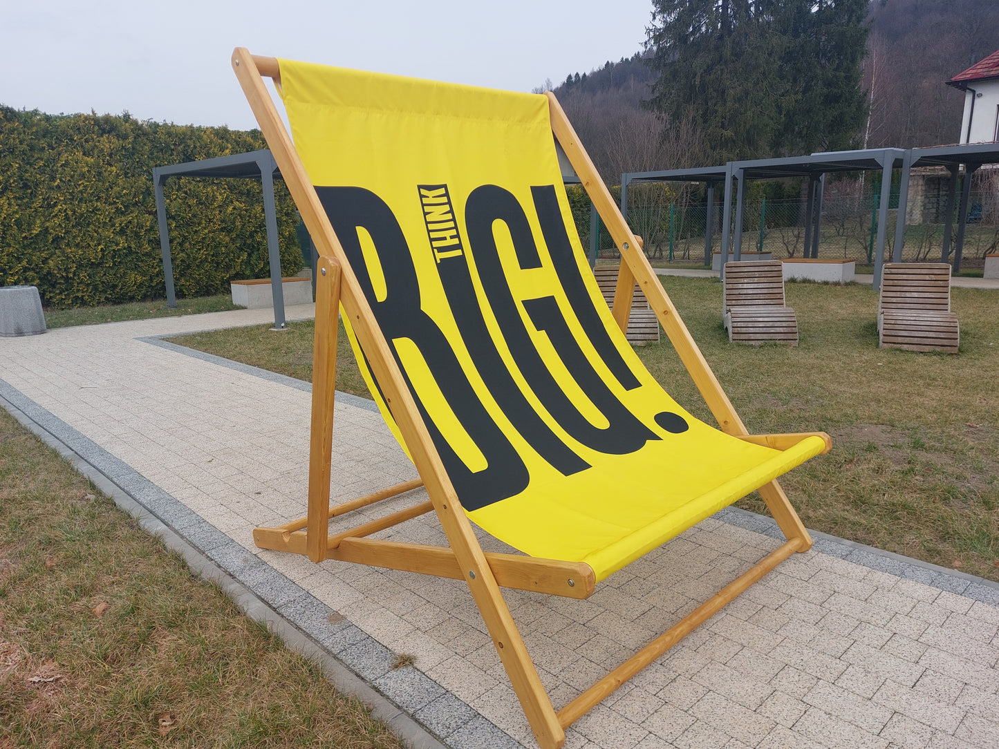 Giant Custom Printed Deckchair
