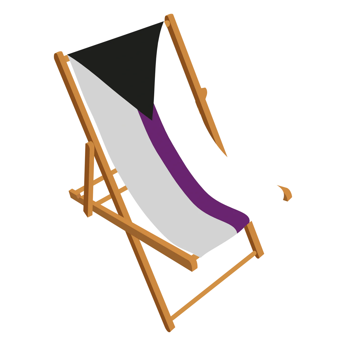 Demisexual Pride deckchair