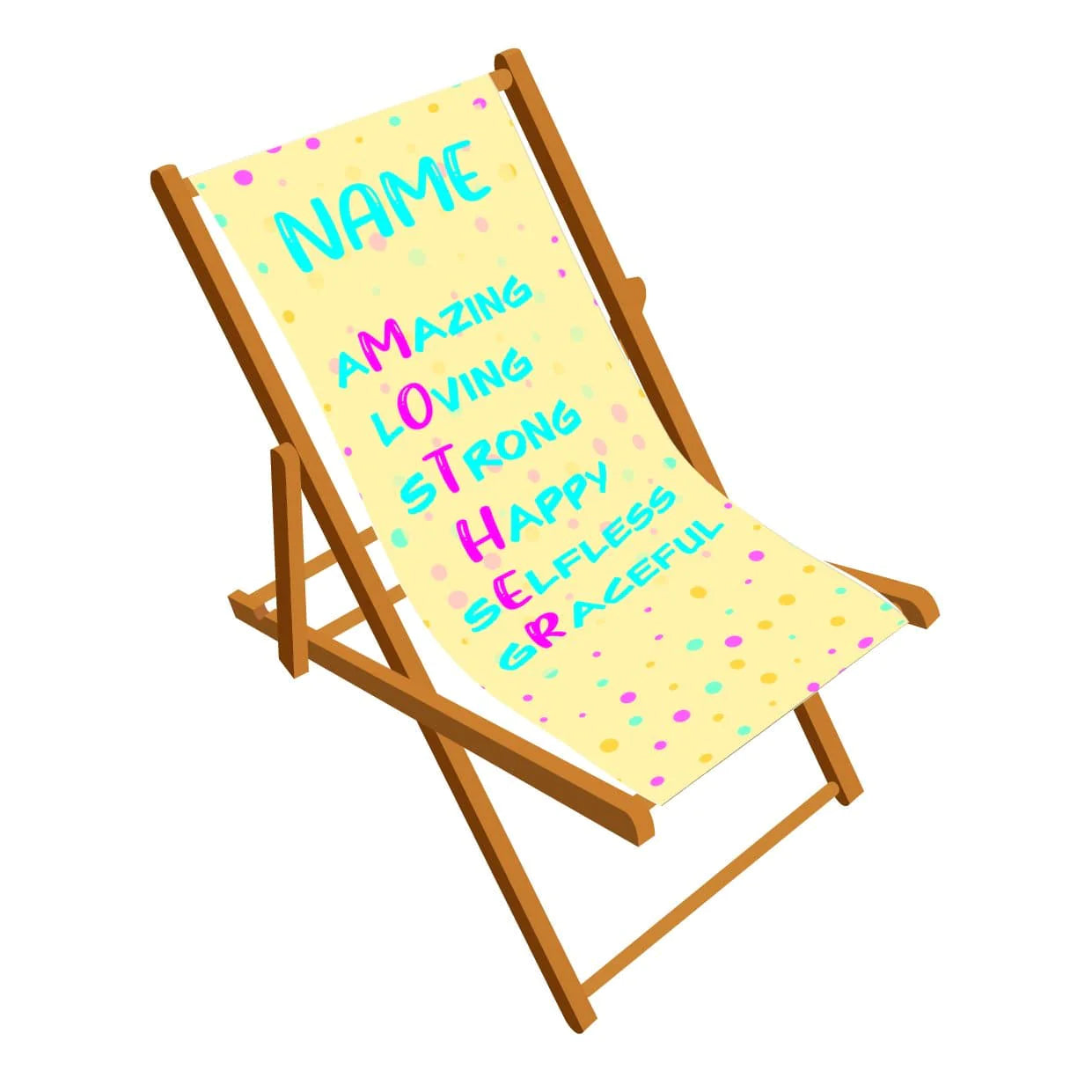 Mother design personalised deckchair