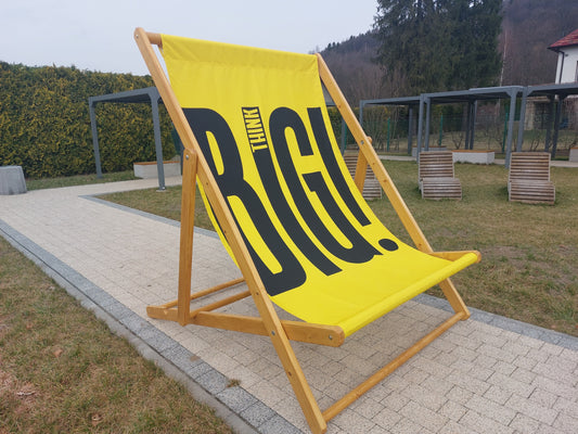 Giant Custom Printed Deckchair