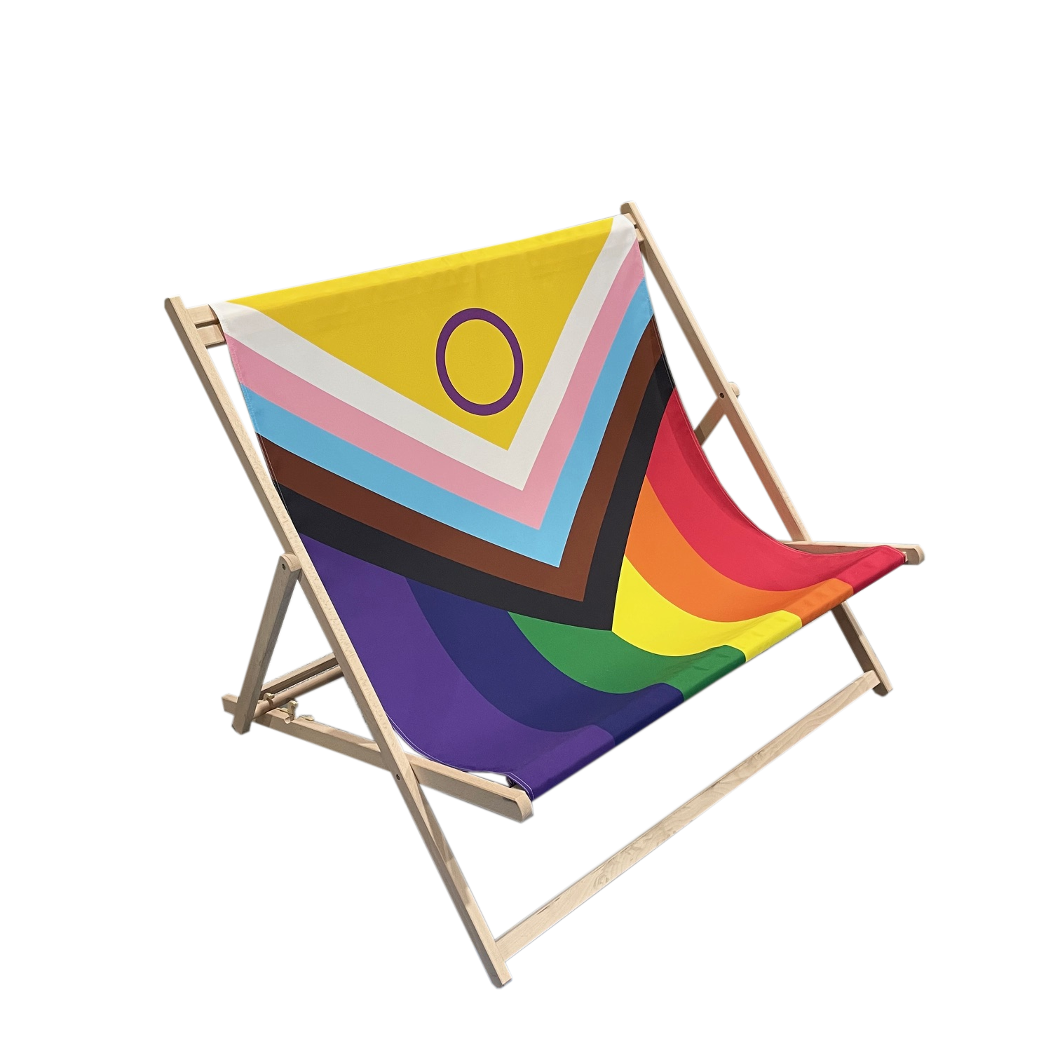 Personalised double seater deckchair