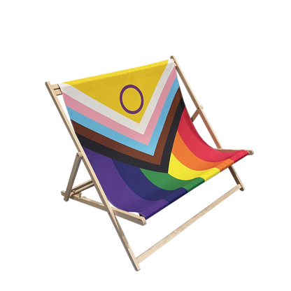 Personalised double seater deckchair