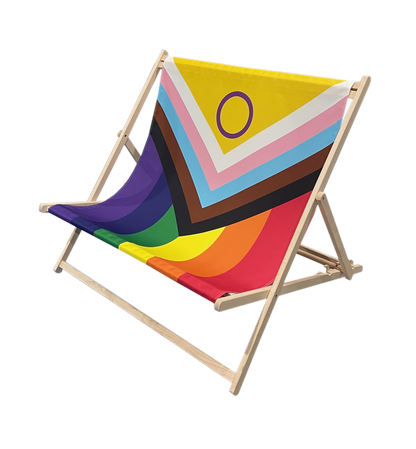 Personalised double seater deckchair