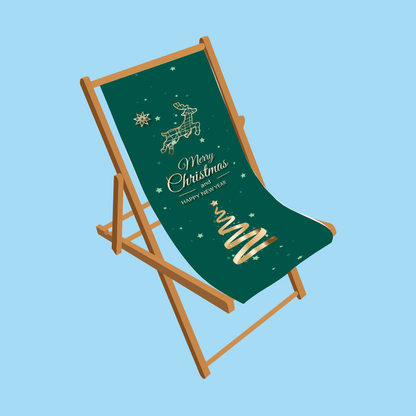 Christmas deckchair