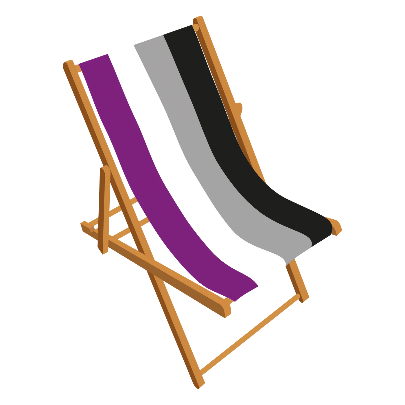 Asexual Pride Deckchair