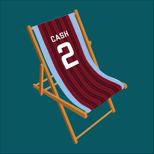 Aston Villa deckchair