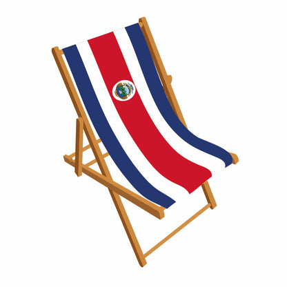 Costa Rica Flag deckchair