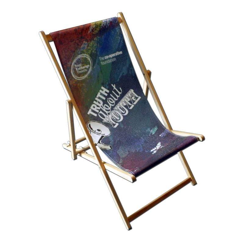 Custom printed deckchair