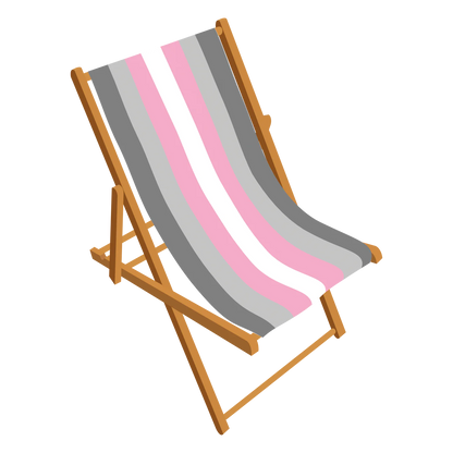 Demigirl Pride deckchair