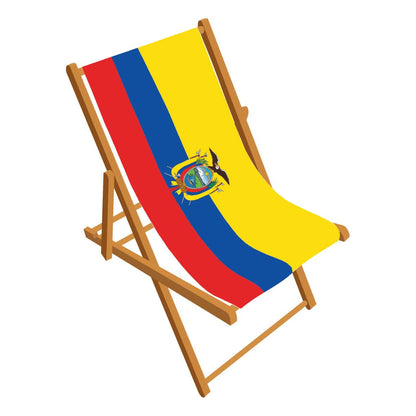 Ecuador Flag deckchair