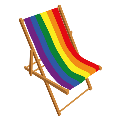 Pride Flag deckchair