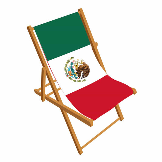 Mexico flag deckchair