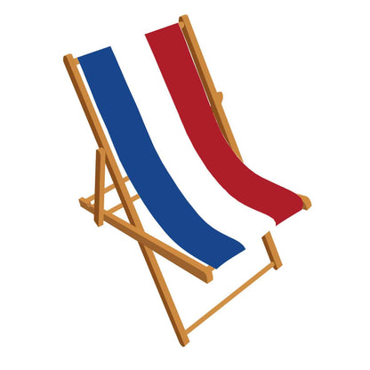 Netherlands flag deckchair