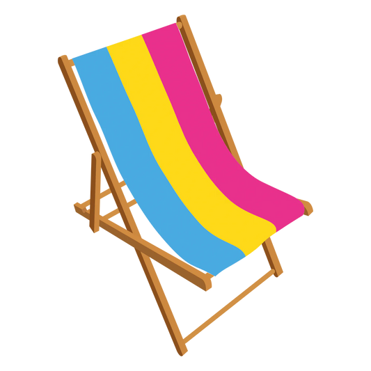 Pansexual Pride deckchair