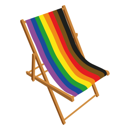 Philadelphia Pride deckchair