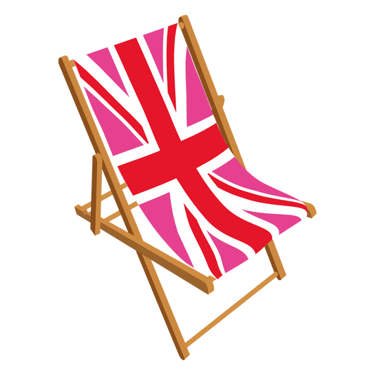 Pink Union Pride deckchair