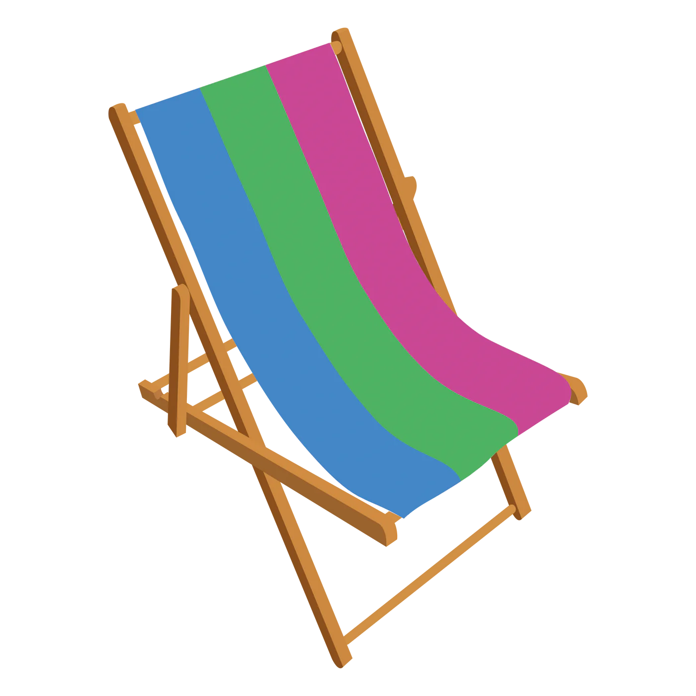 Polysexual Pride deckchair