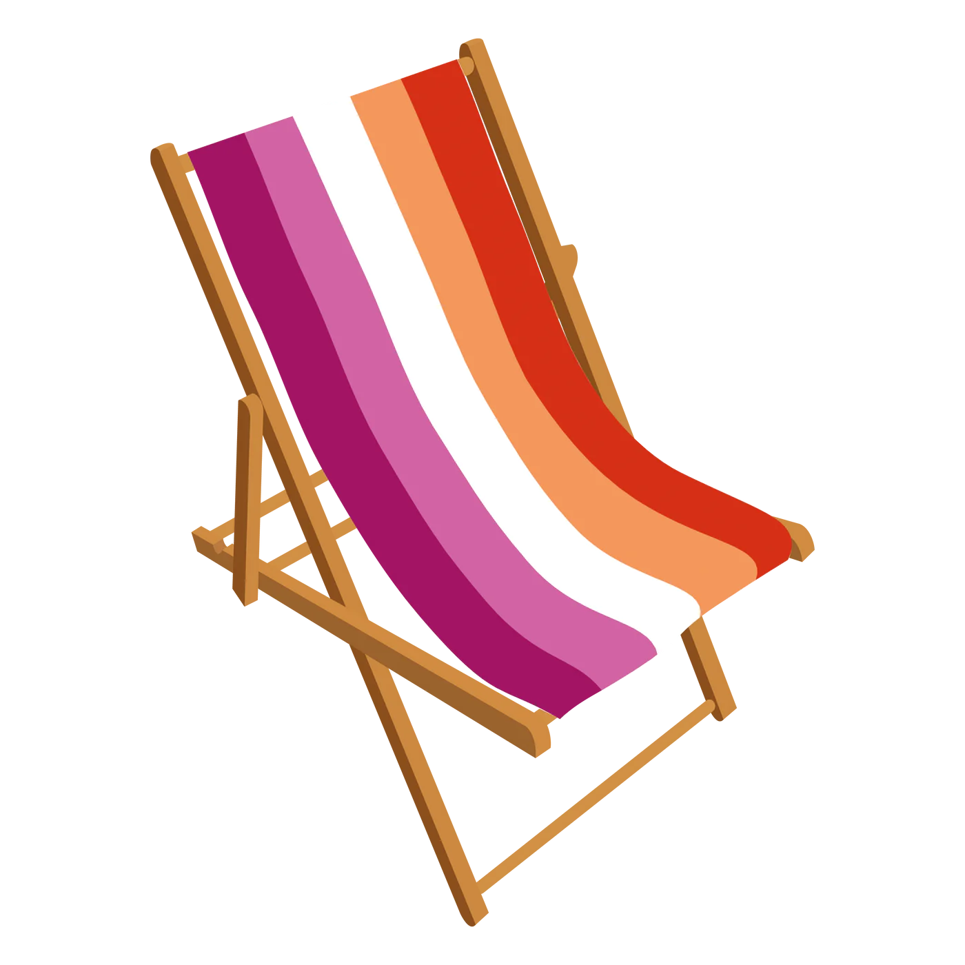 Sunset Pride deckchair