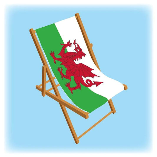 Wales flag deckchair