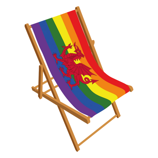 Welsh dragon Pride deckchair