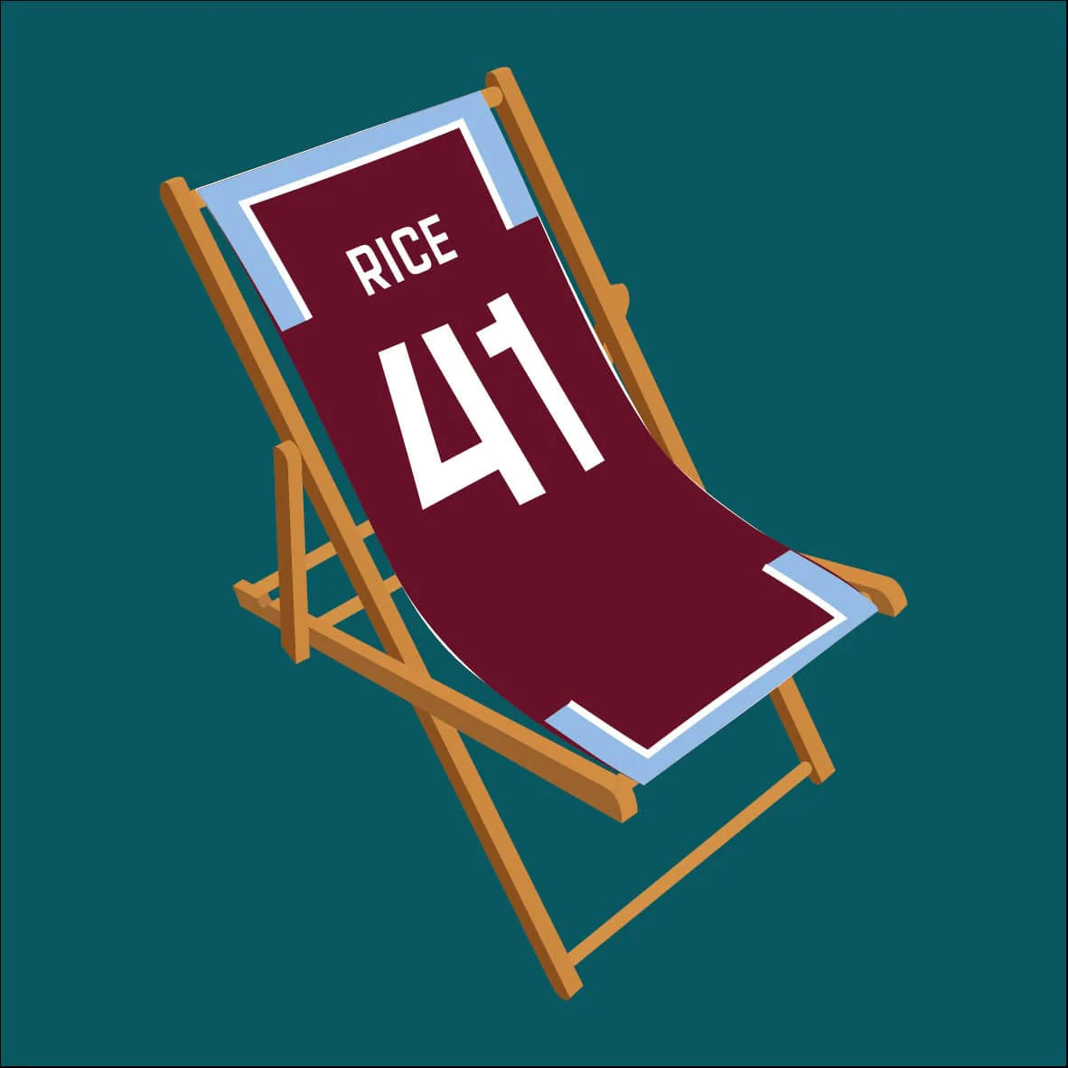 West Ham deckchair